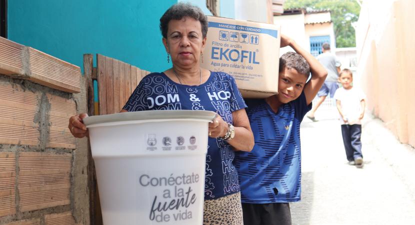 Odinsa y Concesión La Pintada hacen entrega de 250 filtros purificadores de agua, beneficiando a más de 800 habitantes en el Suroeste antioqueño