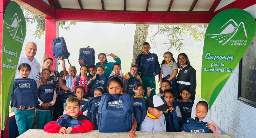 Concesión La Pintada impulsa la educación de niños y jóvenes en el Suroeste antioqueño